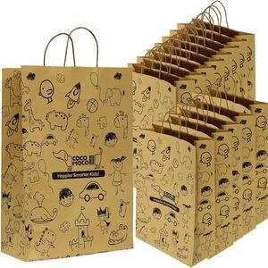 Paper bags with handles custom printed shopping carrier bags and for packaging