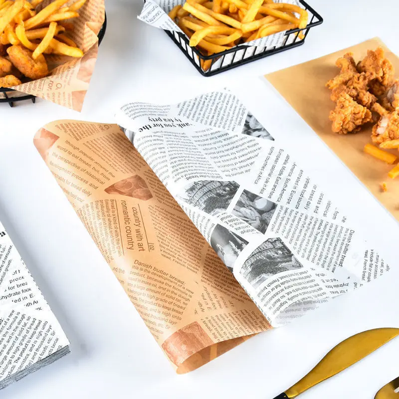 for-Pack-Custom-Sandwich-Wrap-Newspaper-Wrapping-Paper